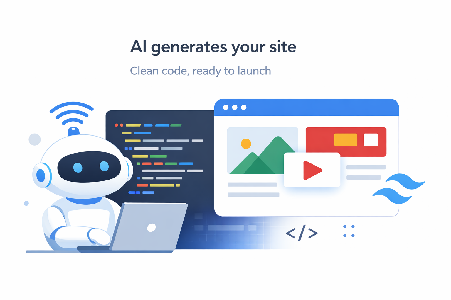 AI generates code
